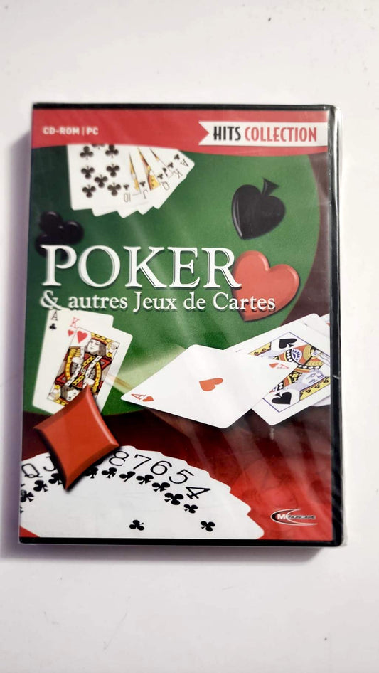 Poker & autres jeux de cartes – PC CD-ROM – Mindscape Hits Collection – Neuf