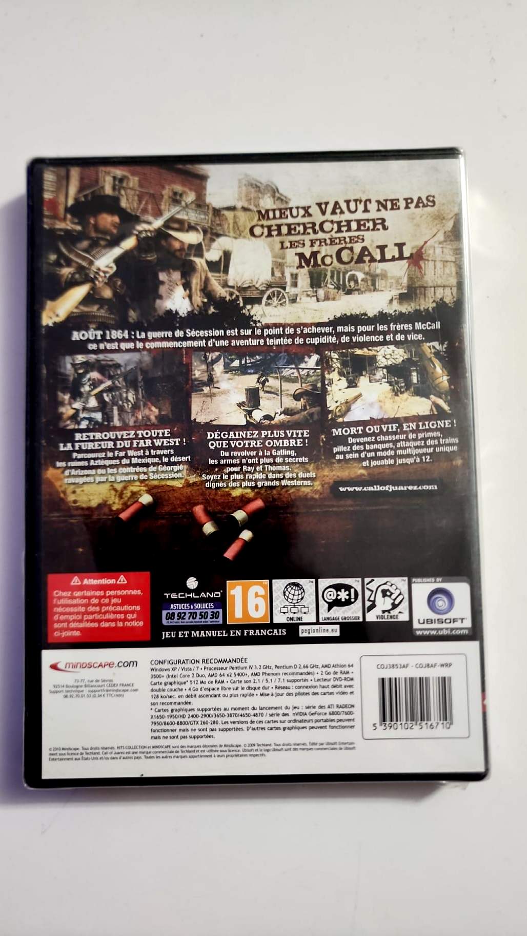 Call of Juarez: Bound in Blood – PC DVD-ROM – Hits Collection – Neuf