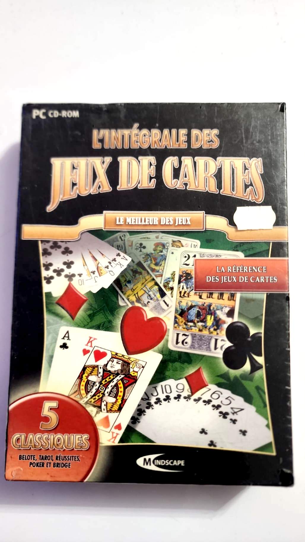 L’Intégrale des jeux de cartes – PC CD-ROM – Mindscape – Neuf
