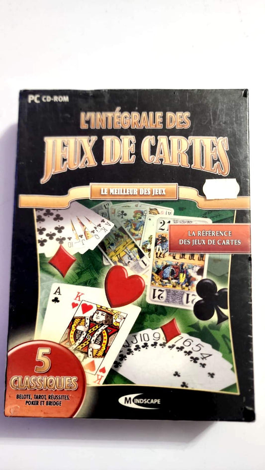 L’Intégrale des jeux de cartes – PC CD-ROM – Mindscape – Neuf