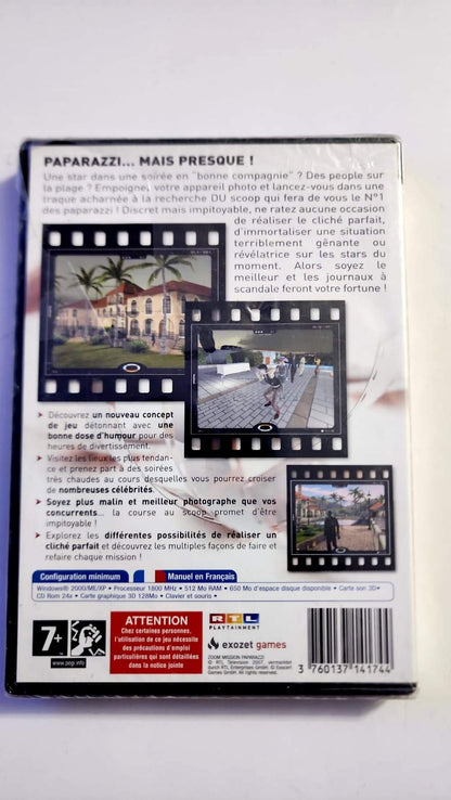 Zoom Mission Paparazzi – PC CD-ROM – RTL Playtainment – Neuf