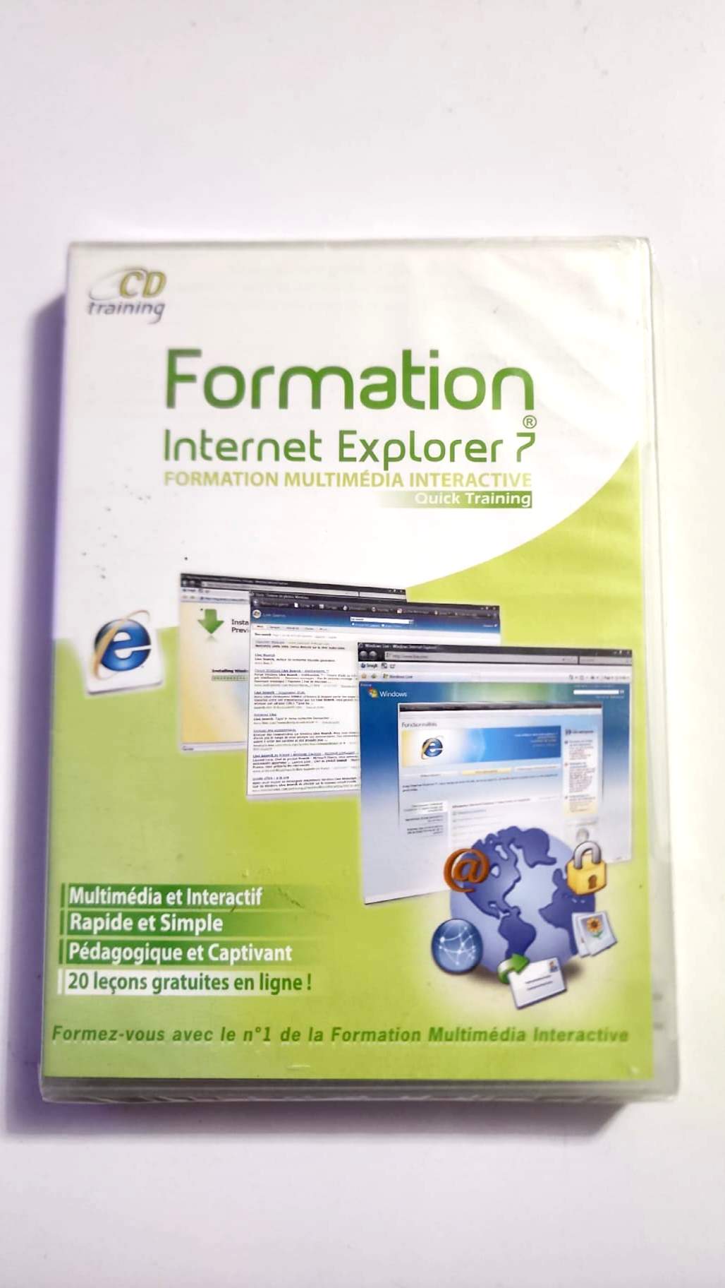 Formation Internet Explorer 7 – CD-ROM – CD Training – Neuf