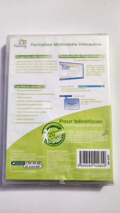 Formation Internet Explorer 7 – CD-ROM – CD Training – Neuf