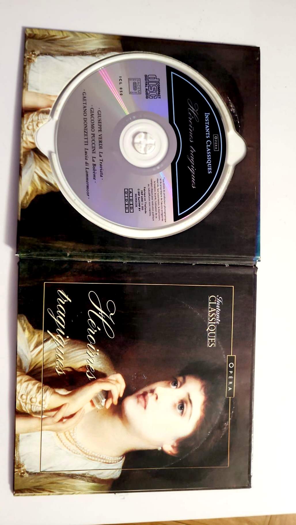 Héroïnes tragiques – Instants Classiques Opéra – Livre + CD – Très bon état