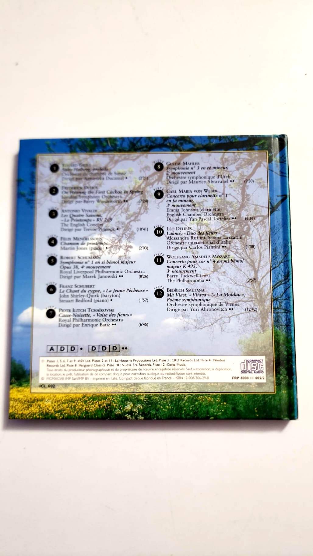 Airs de printemps – Instants Classiques – Livre + CD audio – Très bon état