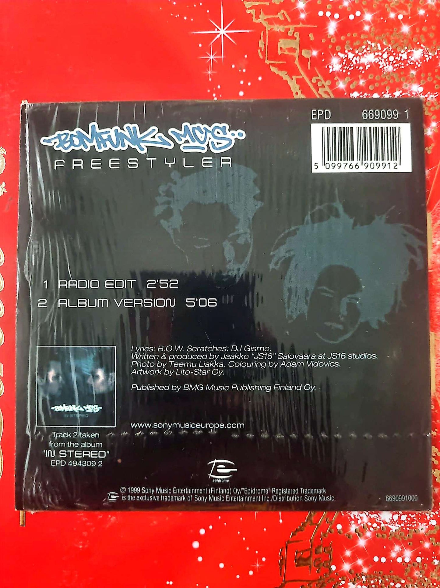 Bomfunk MC’s – Freestyler CD Single Rap Électro Complet cd single