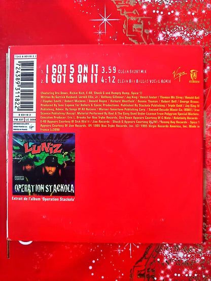 Luniz – I Got 5 On It CD Single Rap US Complet cd audio