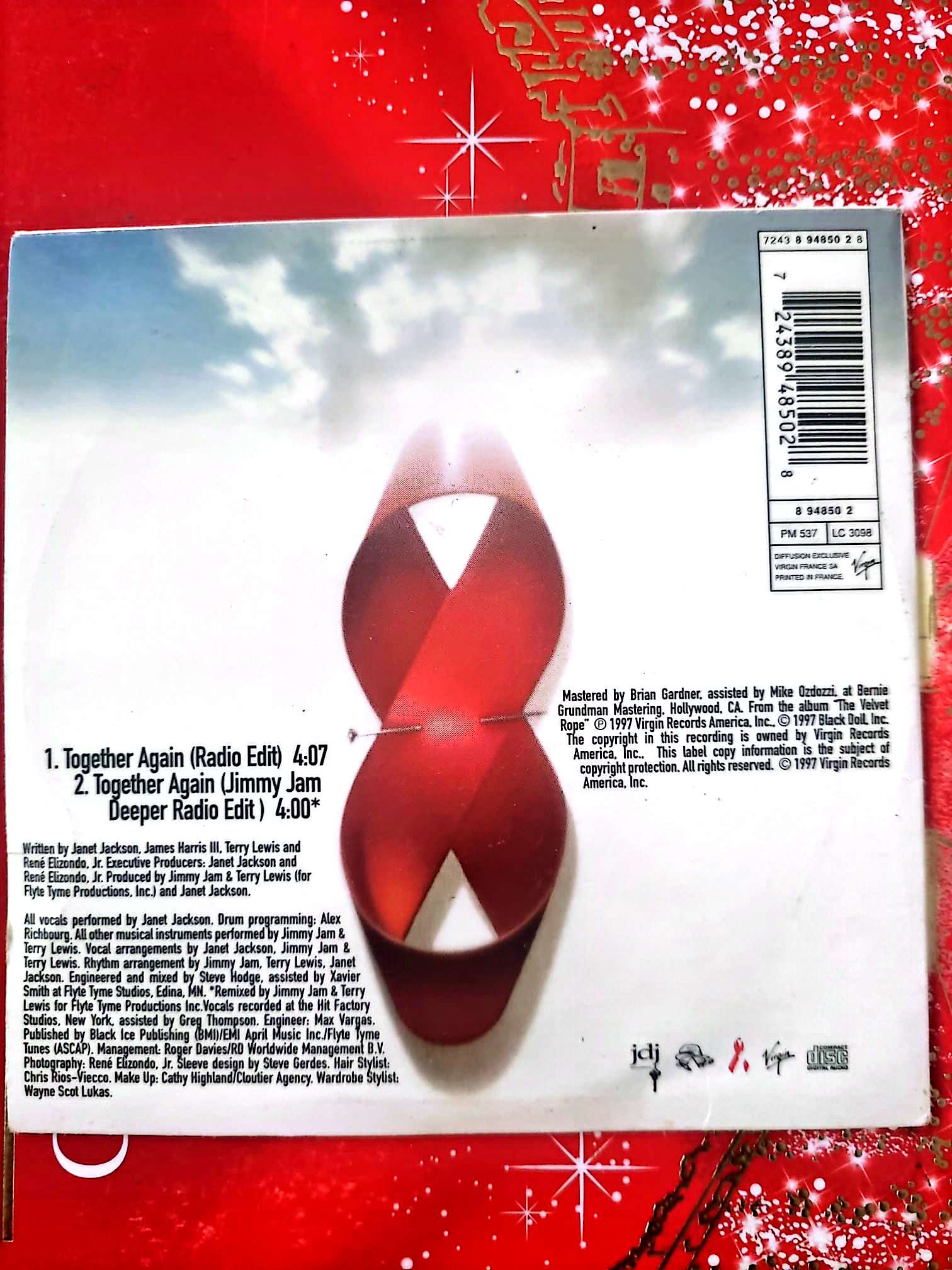 Janet Jackson – Together Again CD Single Pop R&B Complet cd single