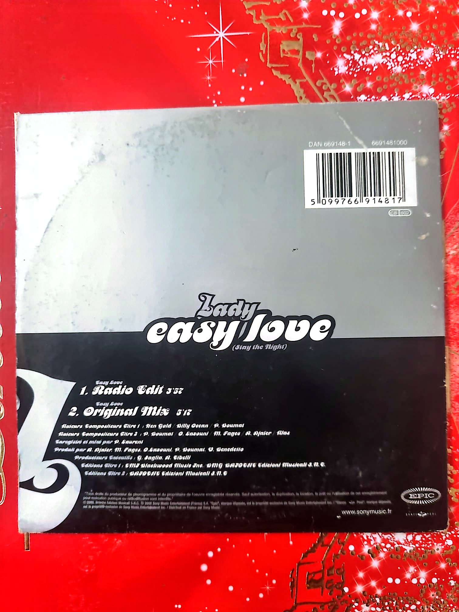 Lady – Easy Love CD Single Dance Pop Complet cd audio