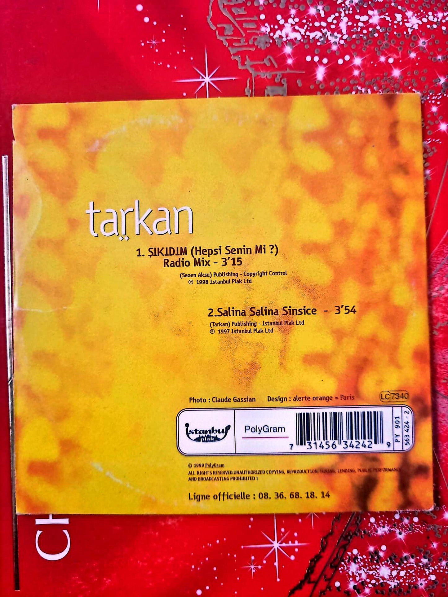 Tarkan – Şıkıdım Hepsi Senin Mi CD Single Pop Turque Complet cd single