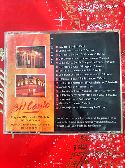 Bel Canto – Les Dîners Lyriques Vol. 1 CD Musique Lyrique Complet cd audio
