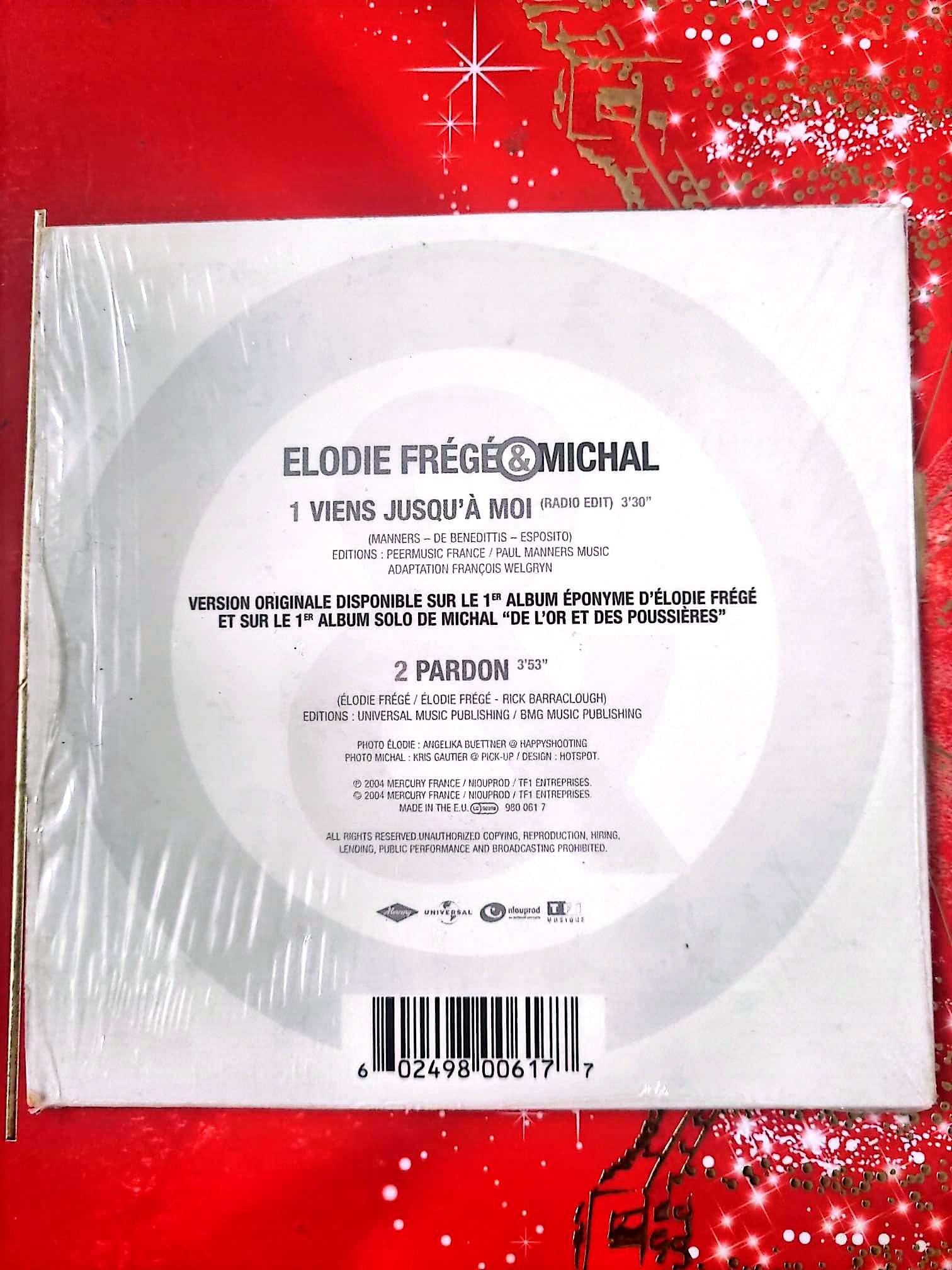 Élodie Frégé & Michal – Viens jusqu’à moi CD Single Pop Française Complet cd single