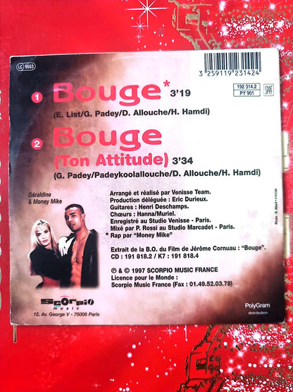 Géraldine – Bouge CD Single Variété Pop Française Complet cd single