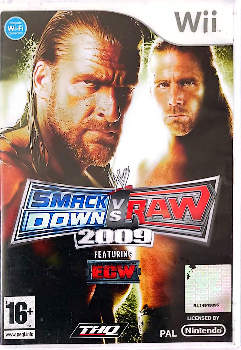 WWE SmackDown vs Raw 2009 Featuring ECW Wii – Jeu de Catch Wrestling – Version Française PAL – Nintendo Wii