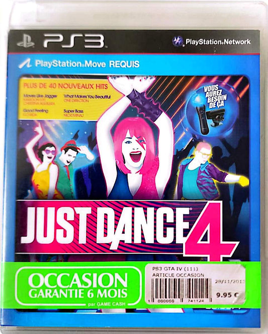 Just Dance 4 – PS3 – Jeu de Danse Musical – Ubisoft – Compatible PlayStation Move – Version Française