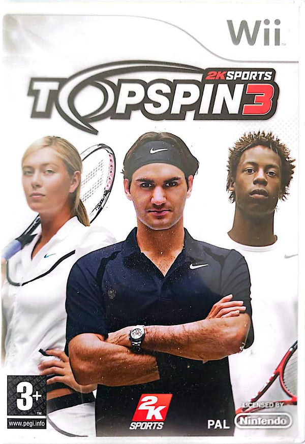 Top Spin 3 – Nintendo Wii – Jeu de Tennis – 2K Sports – Version Française