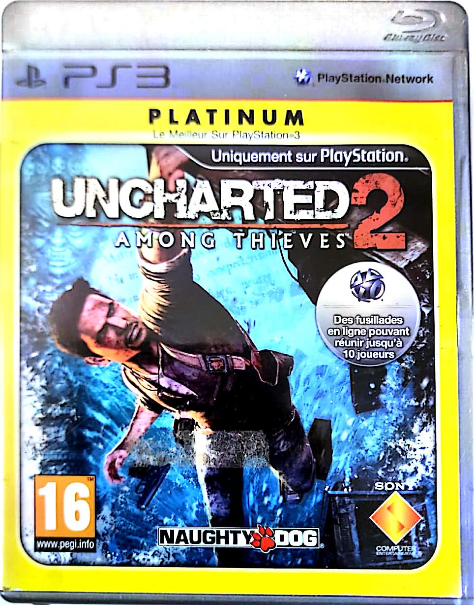 Uncharted 2 Among Thieves Platinum PS3 – Jeu d'Aventure Action Exclusivité PlayStation 3 – Version Française PAL