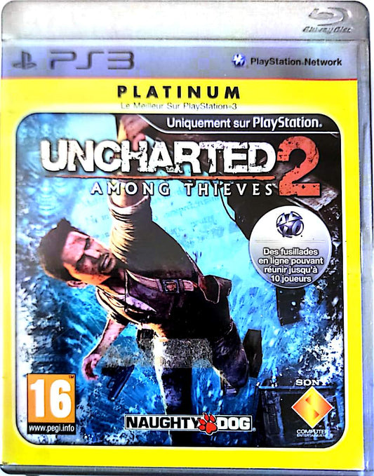 Uncharted 2 : Among Thieves Platinum – PS3 – Aventure Action – Naughty Dog – Version Française