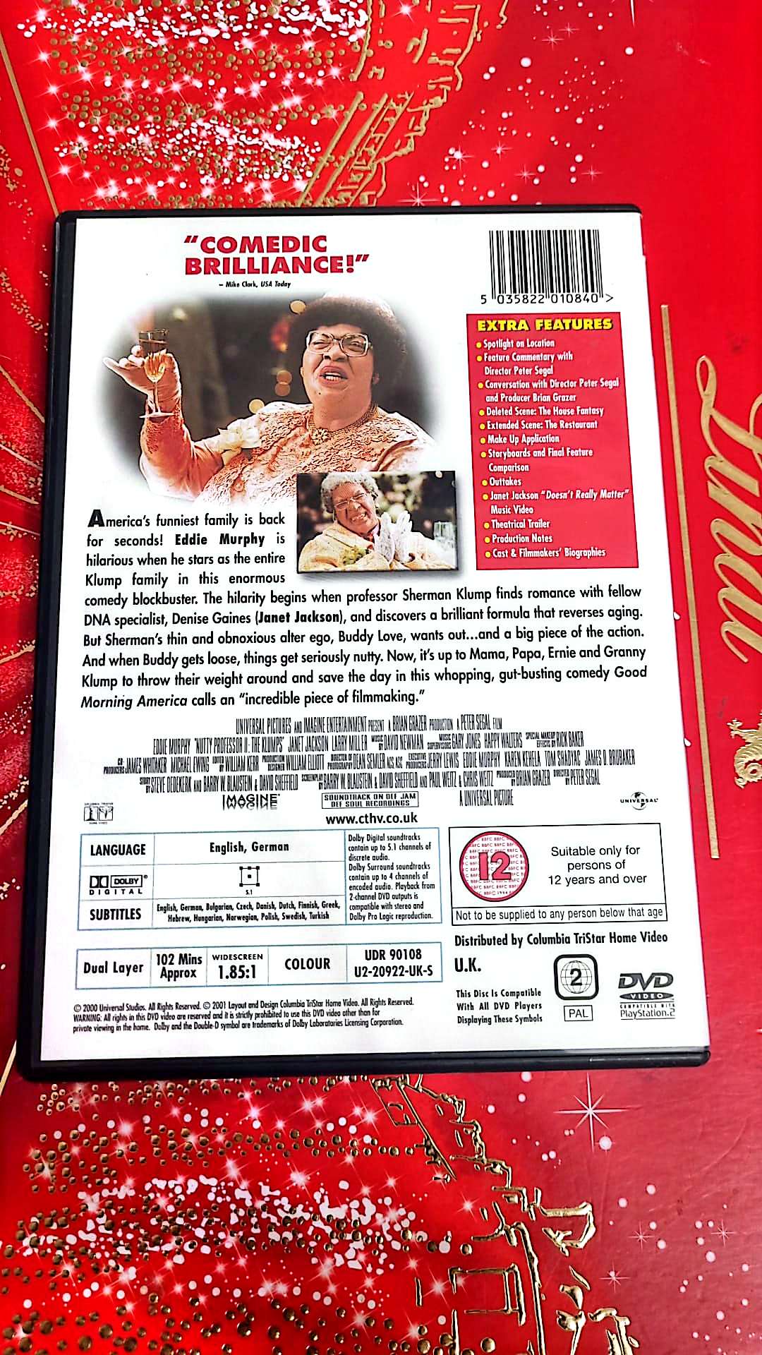 DVD : nutty professor 2