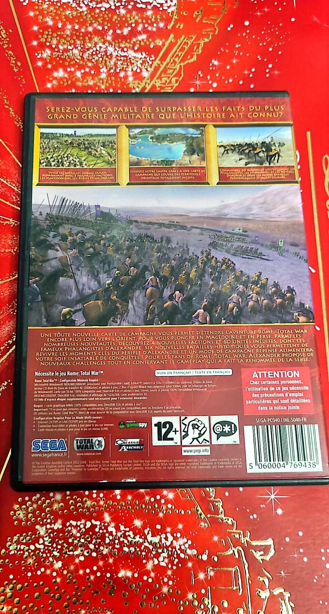 Jeu vidéo PC : rome total war alexander jeu PC