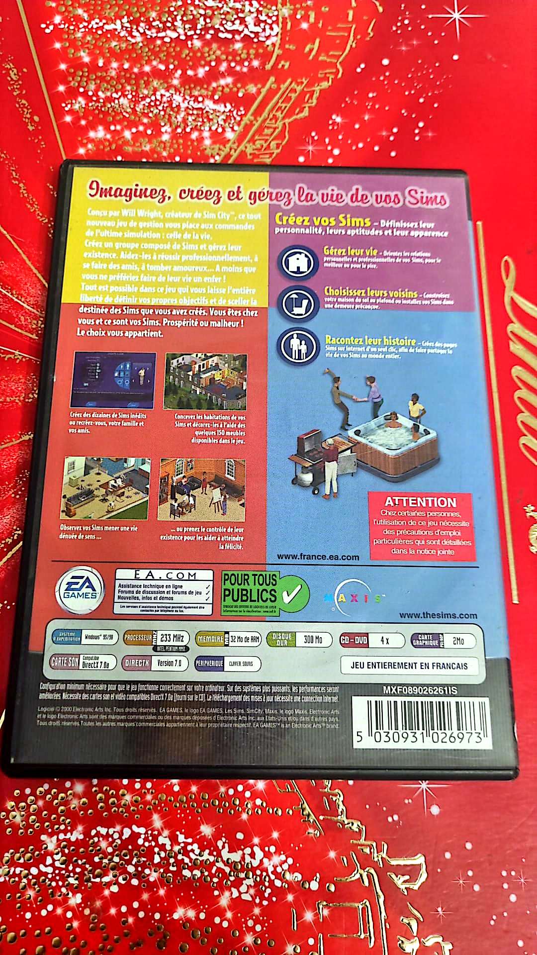 Jeu vidéo PC : les sims jeu PC