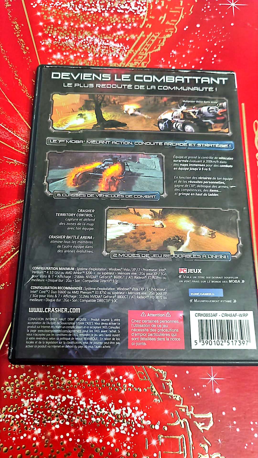 Jeu vidéo PC : crasher jeu PC