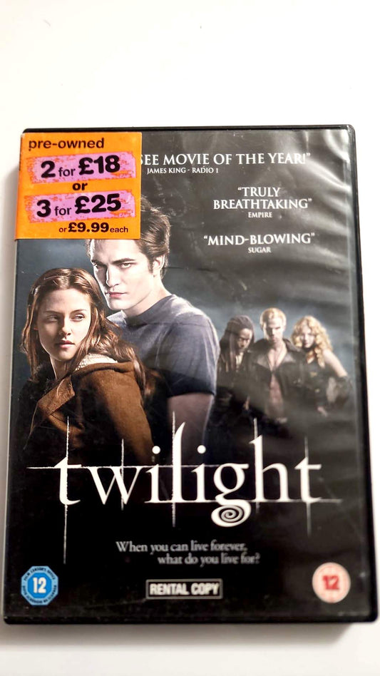 Twilight Chapitre 1 : Fascination DVD – Kristen Stewart, Robert Pattinson – Romance Fantastique – VF/VO