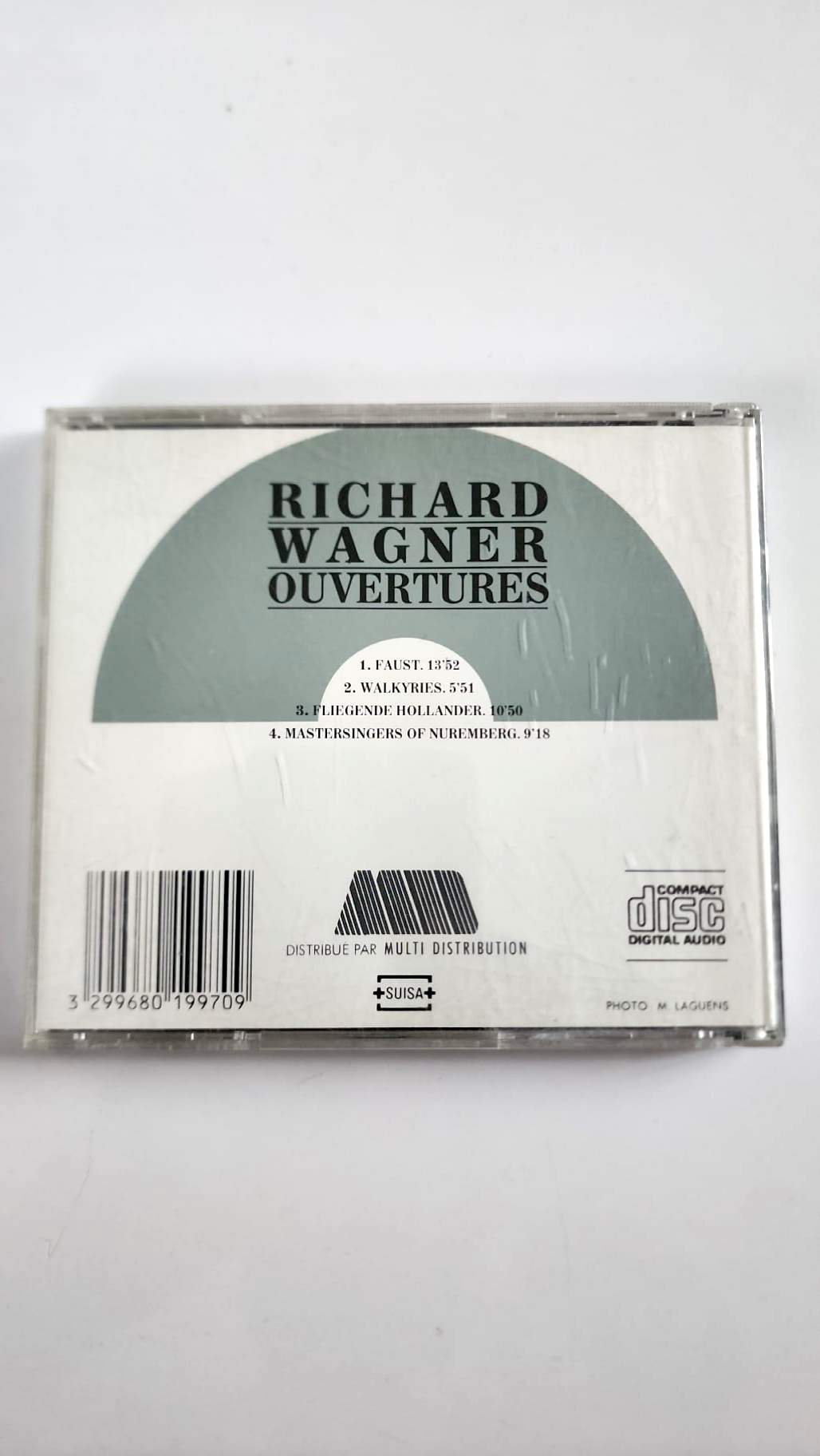 Richard Wagner – Oberturas – Fausto, Valquirias, El holandés errante – CD de música clásica