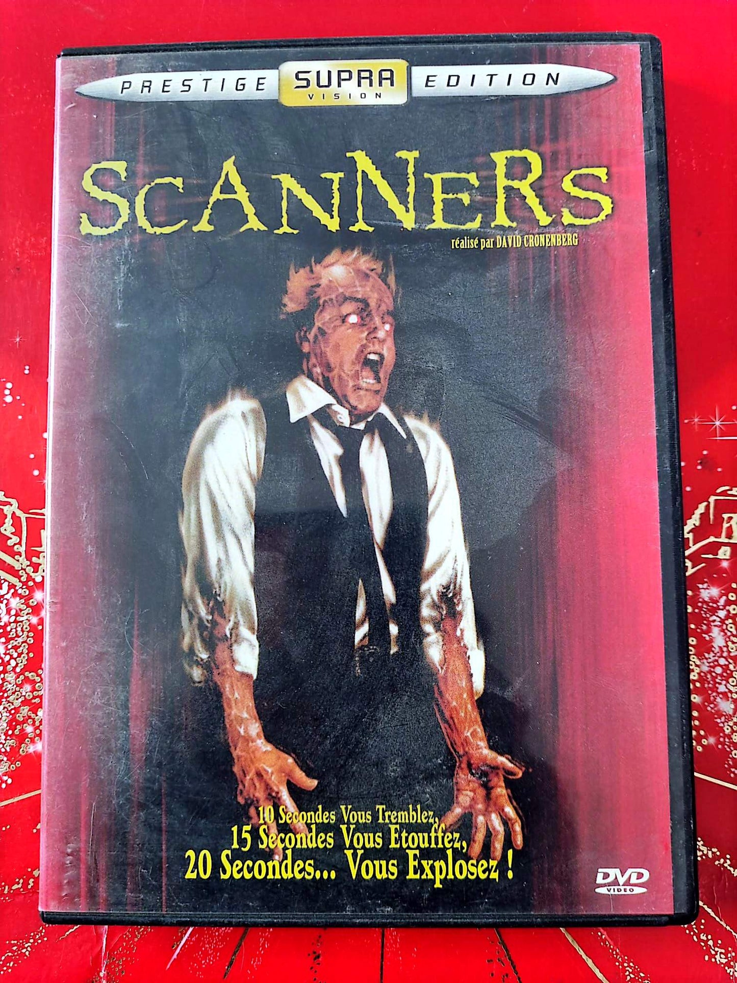 Scanners DVD Film Fantastique Horreur – David Cronenberg – Version Française PAL – Édition Supra Vision