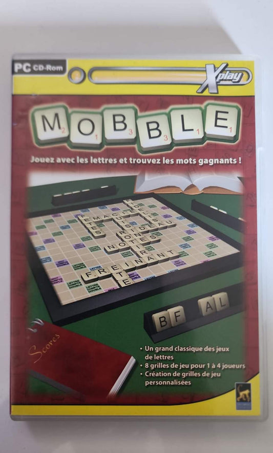Mobble – Jeu PC CD-ROM Occasion – Jeu de Lettres Réflexion Familial – Xplay – Windows