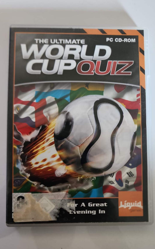 The Ultimate World Cup Quiz – Jeu PC CD-ROM Occasion – Quiz Football Coupe du Monde – Liquid Games – Windows