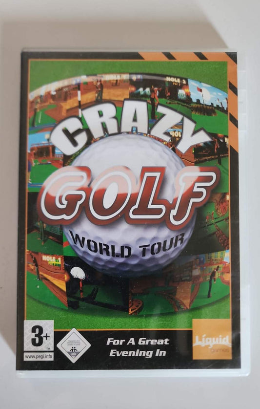 Crazy Golf World Tour – Jeu PC CD-ROM Occasion – Mini-Golf Arcade Fun – Liquid Games – Windows