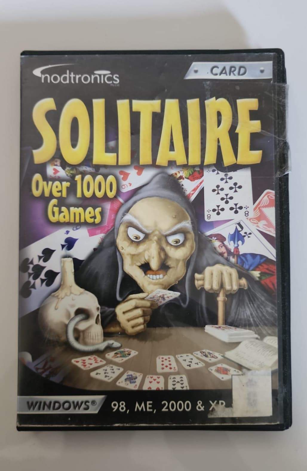 Solitaire : Over 1000 Games – Jeu PC CD-ROM – Collection Jeux de Cartes – Windows 98 / ME / 2000 / XP