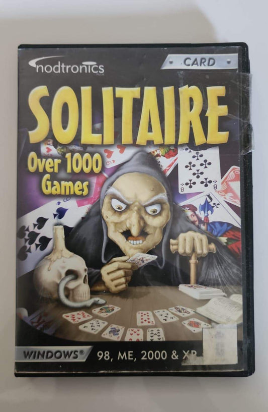 Solitaire : Over 1000 Games – Jeu PC CD-ROM Occasion – Collection Jeux de Cartes – Windows 98 / XP