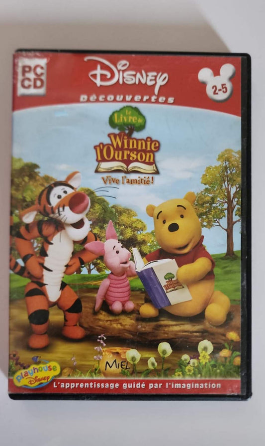 Disney Découvertes : Winnie l’Ourson Vive l’Amitié – Jeu PC CD-ROM Occasion – Éducatif Enfants 2-5 ans – Disney Interactive