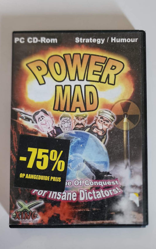 Power Mad – Jeu PC CD-ROM Occasion – Stratégie Tour par Tour Humoristique – XING Interactive – Windows