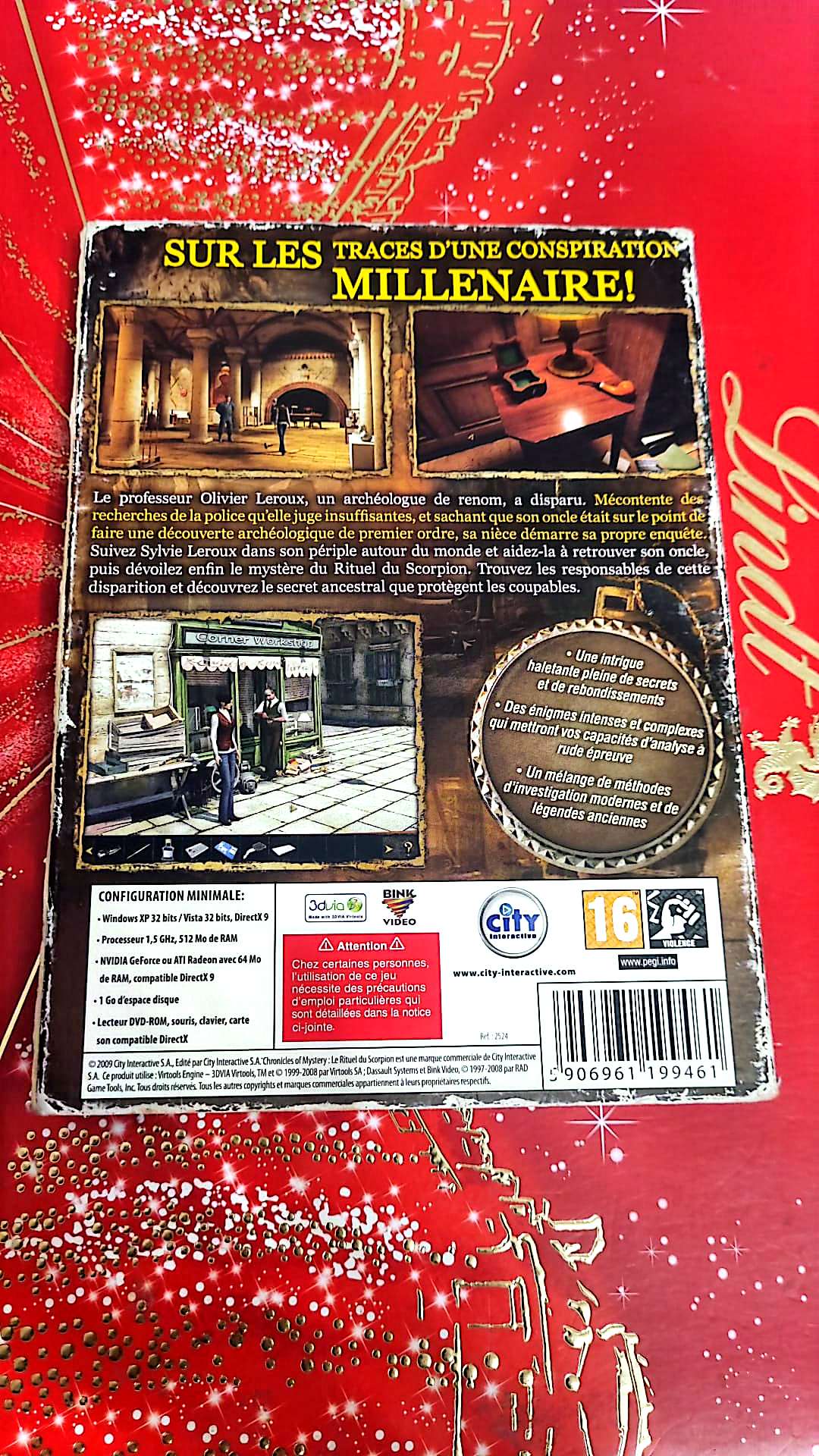 Jeu vidéo PC : chronicle of mystery le rituel du scorpion jeu pc