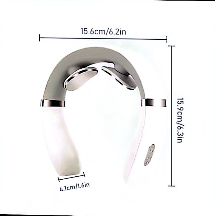 Masseur Cervical Intelligent Chauffant – Soulage Douleurs au Cou et Trapèzes – Électrostimulation, Chaleur, Léger et Rechargeable – Livraison Rapide 🇫🇷 – neuf