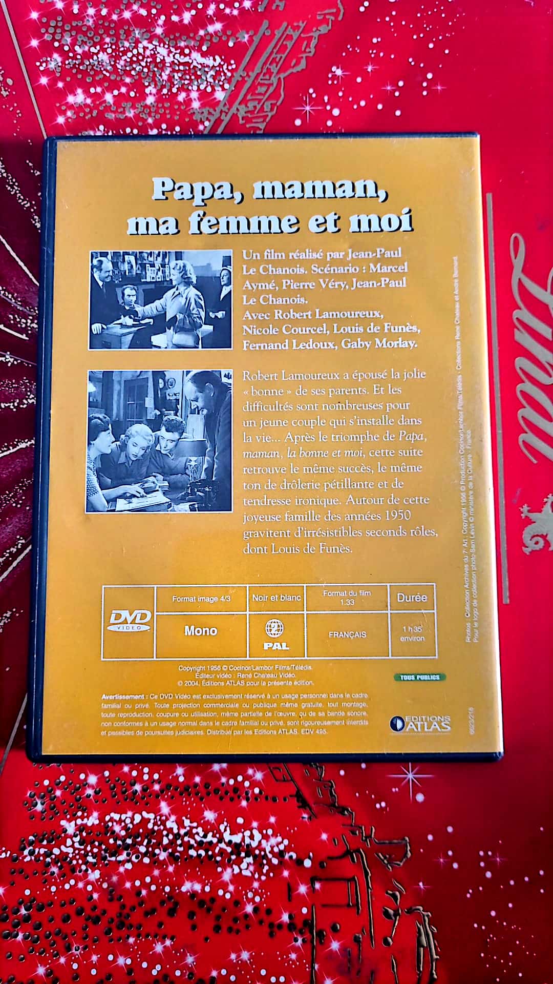 DVD irresistible Louis de funès papa, maman, ma femme et moi