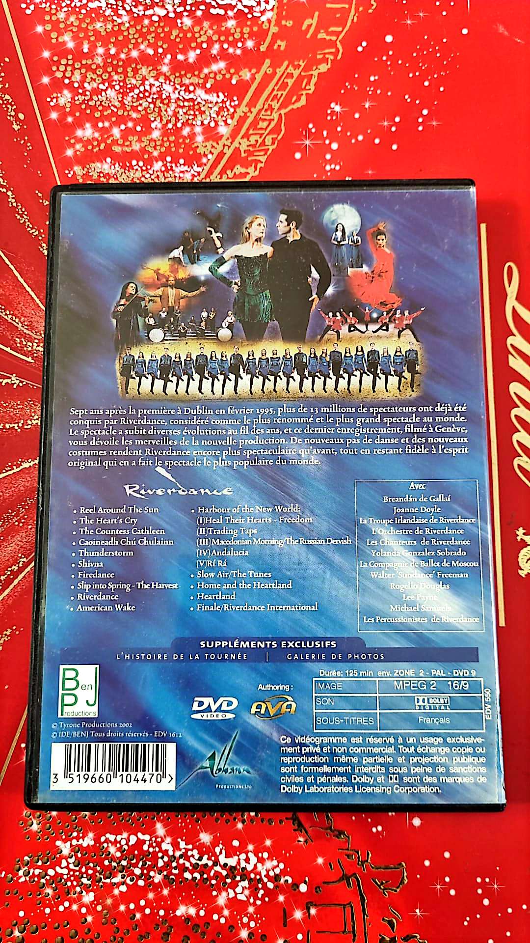 DVD riverdance Live A Genève