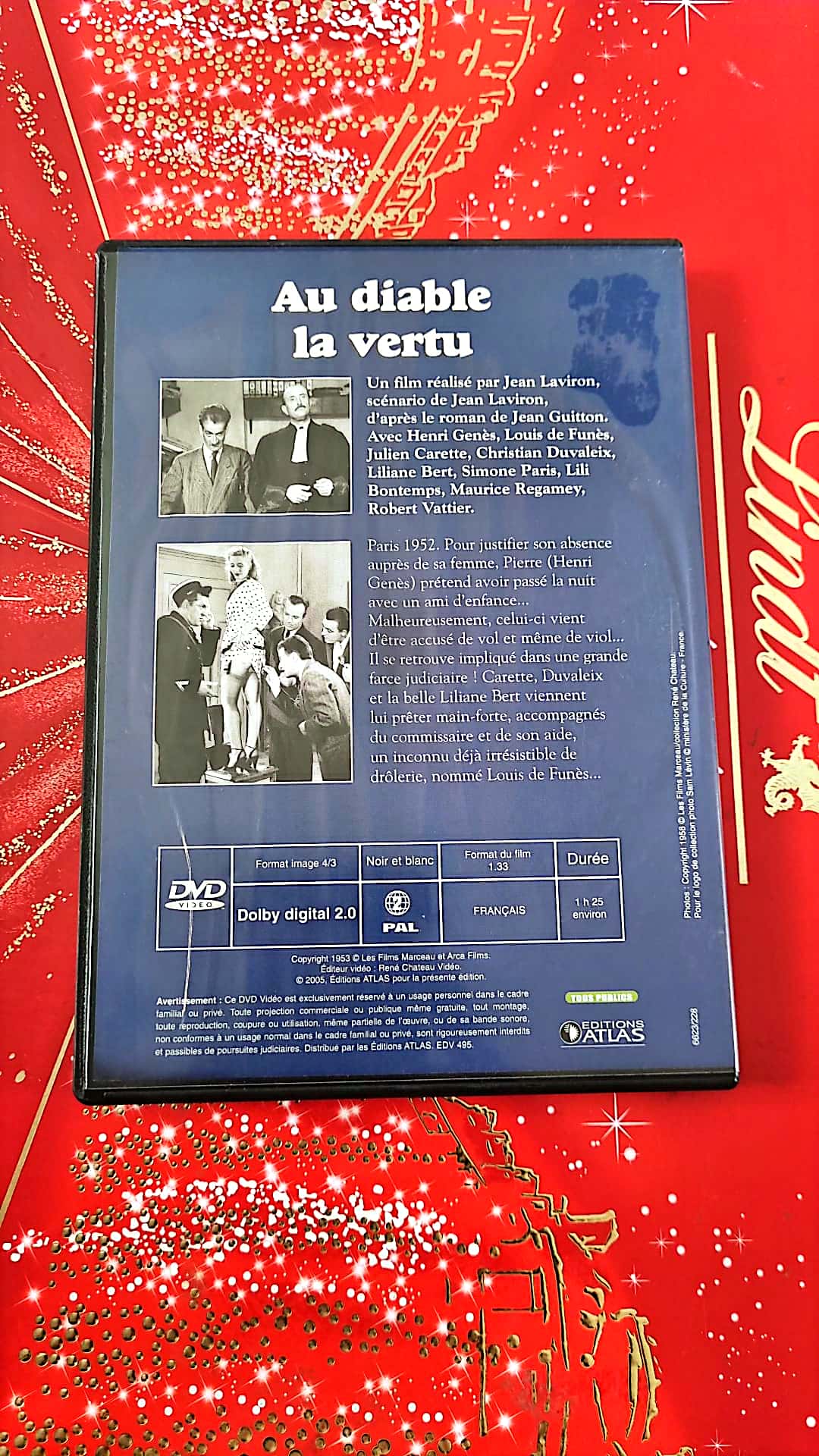 DVD irresistible Louis de funès Au Diable La Vertu