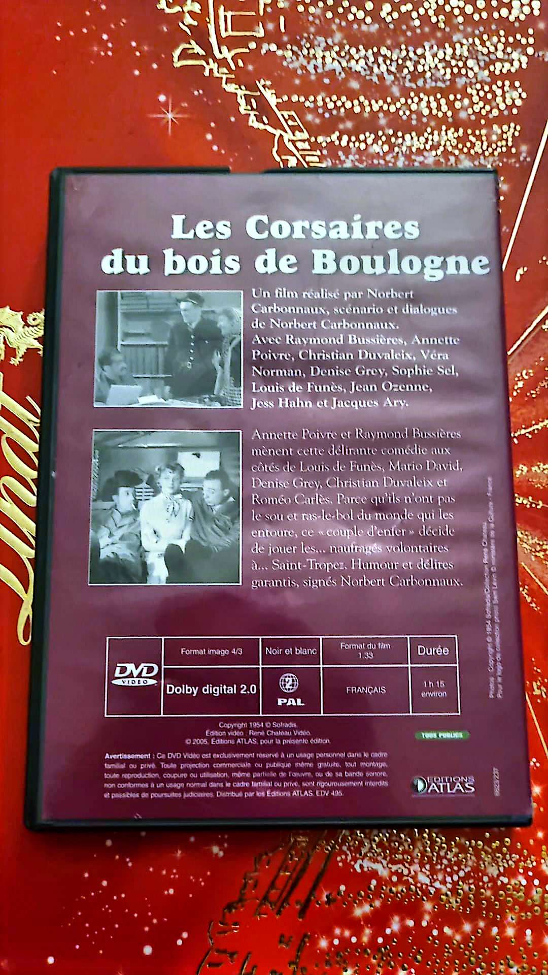 DVD Louis de Funès les corsaires du bois de Boulogne