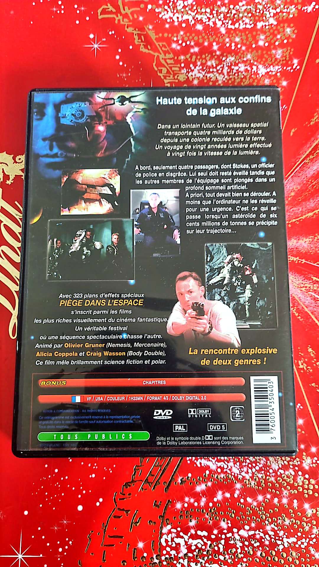 DVD PIÈGE DANS L'ESPACE FILM