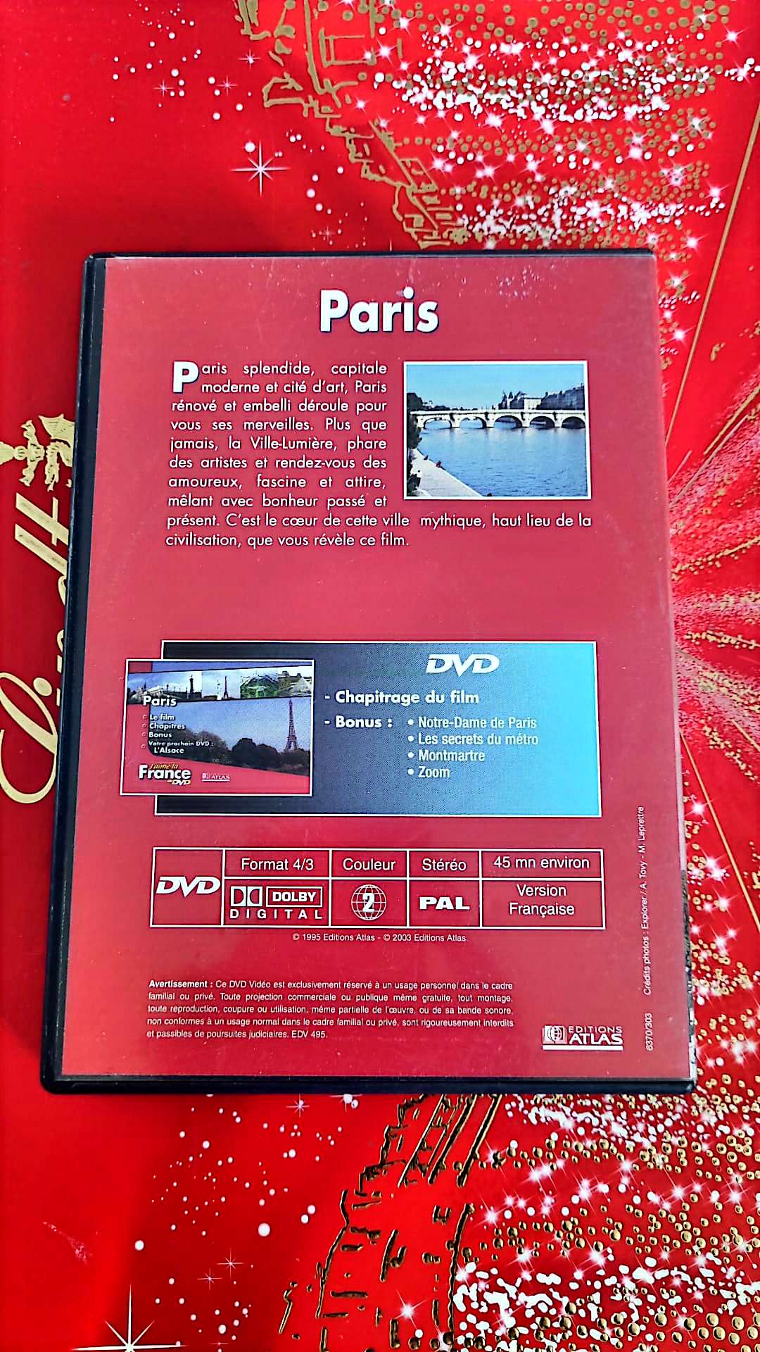 J'AIME LA FRANCE EN DVD: PARIS