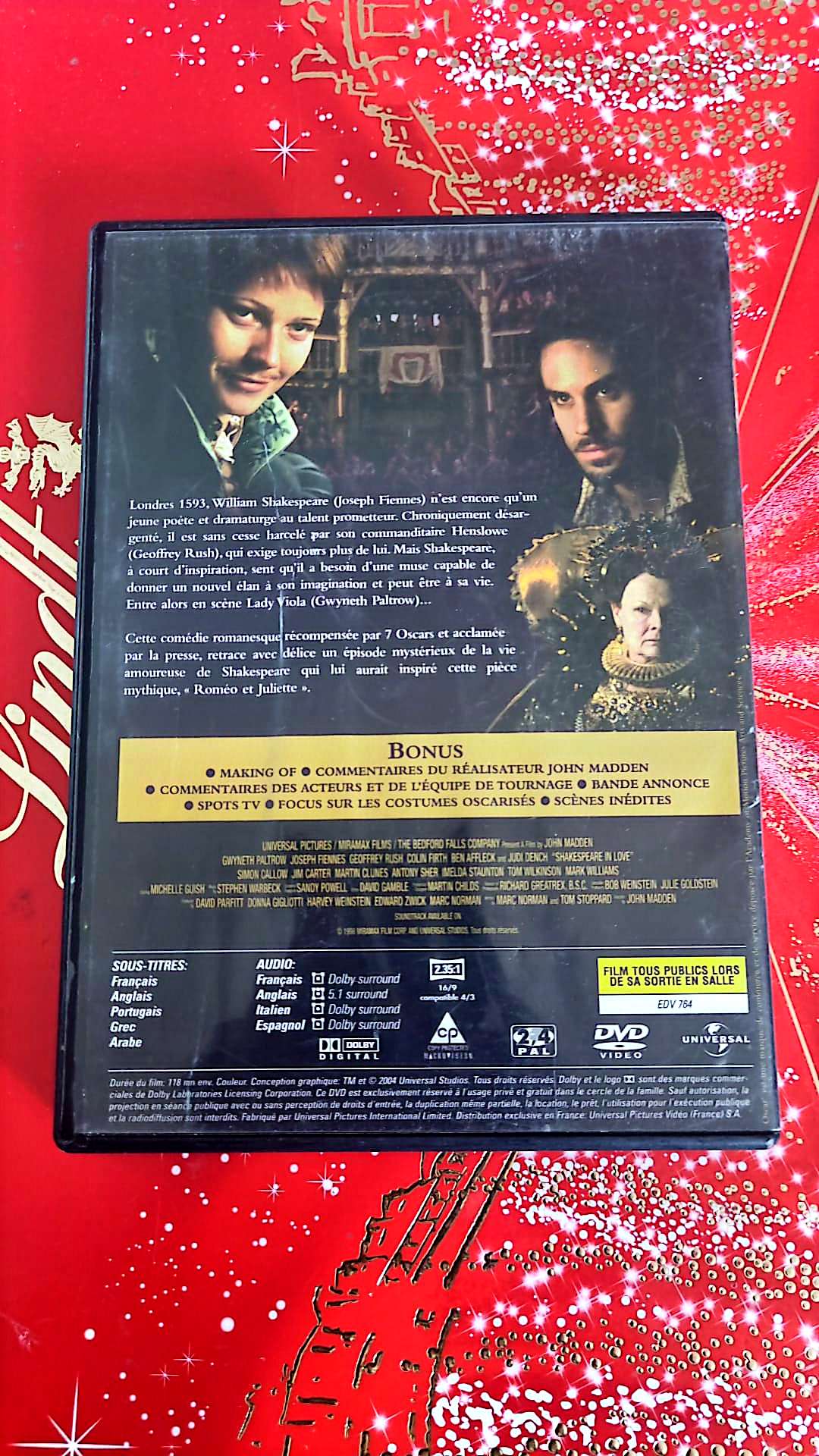 Dvd Shakespeare In Love