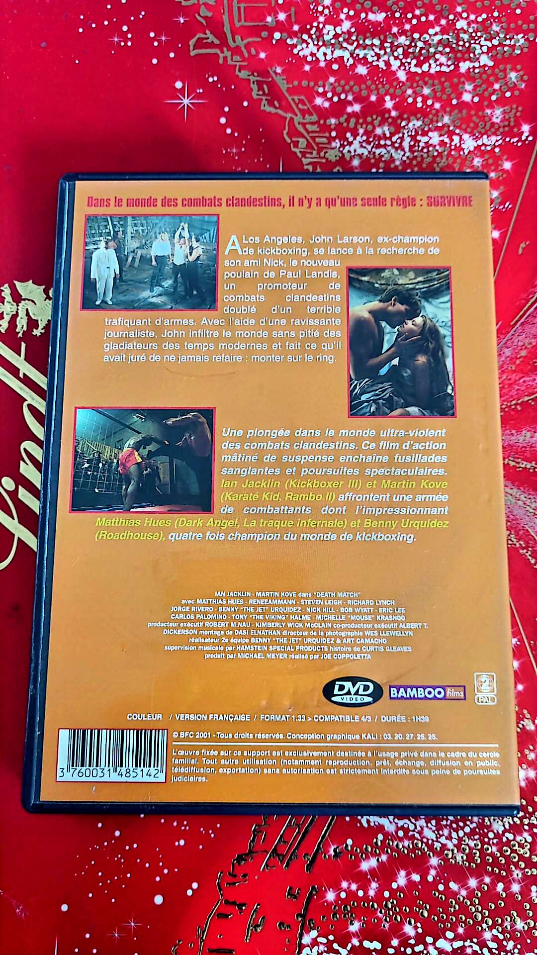 Dvd Death Match Dans L'aréna De La Mort