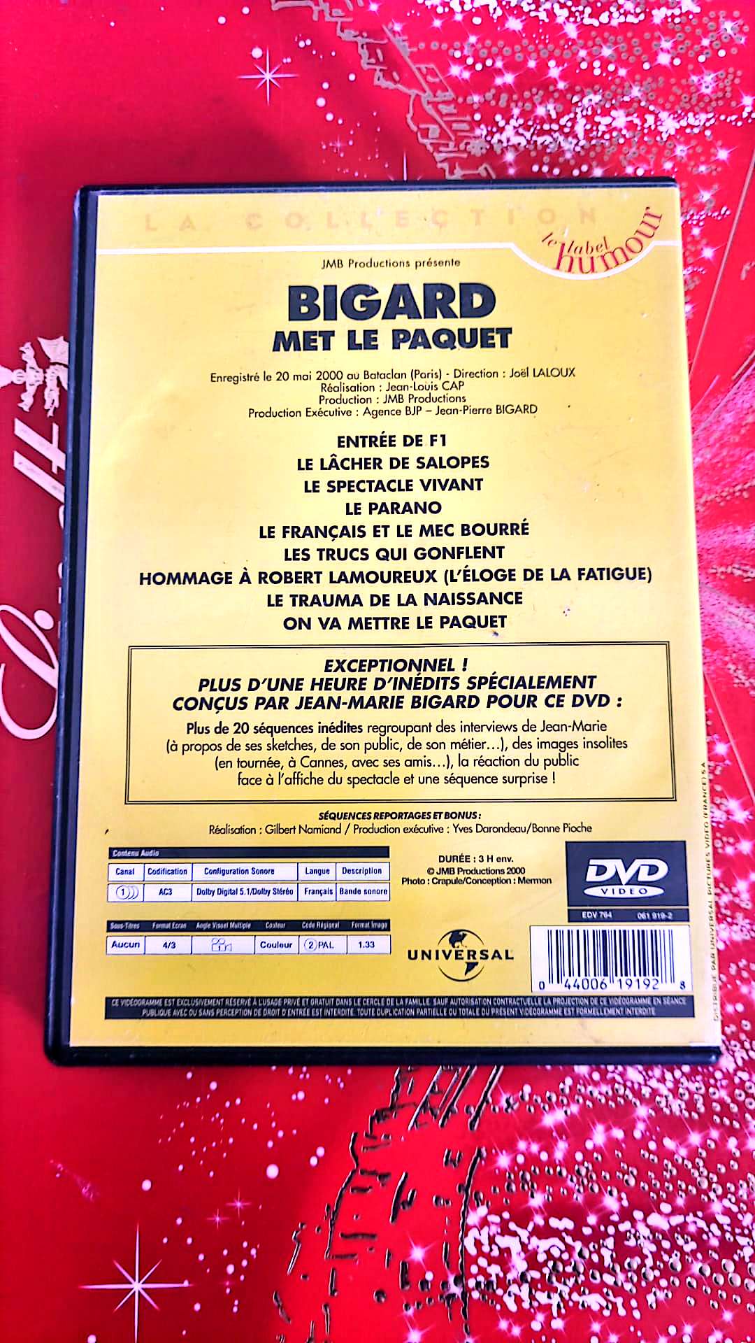 Dvd Bigard Met Le Paquet