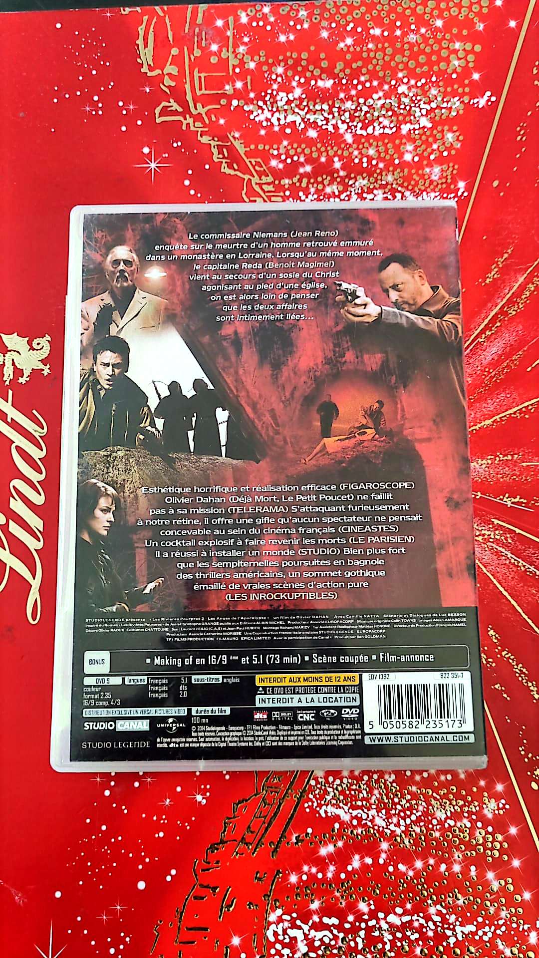 Dvd Les Rivières Pourpres 2 Film Complet