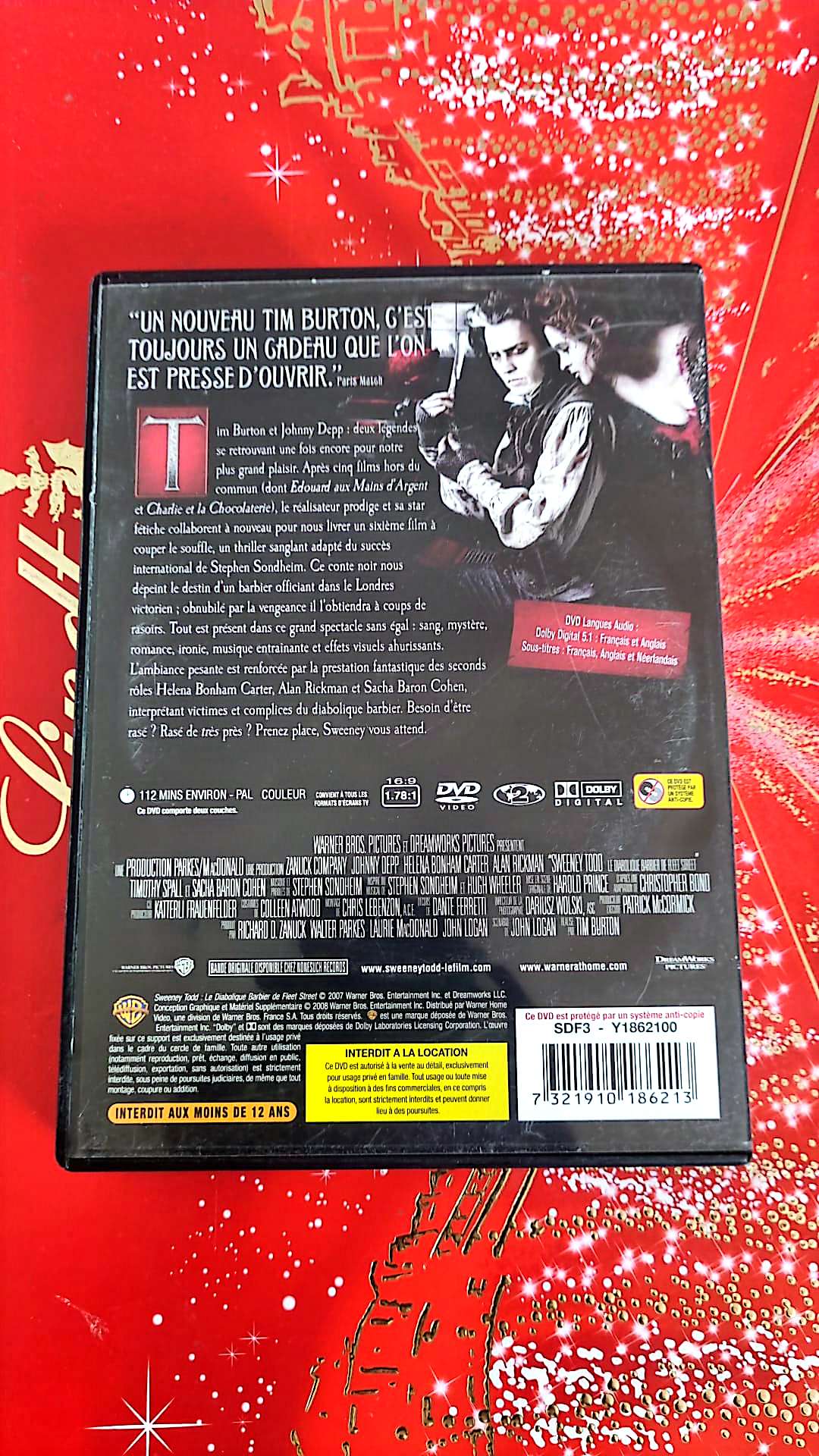 Dvd Sweeney Todd