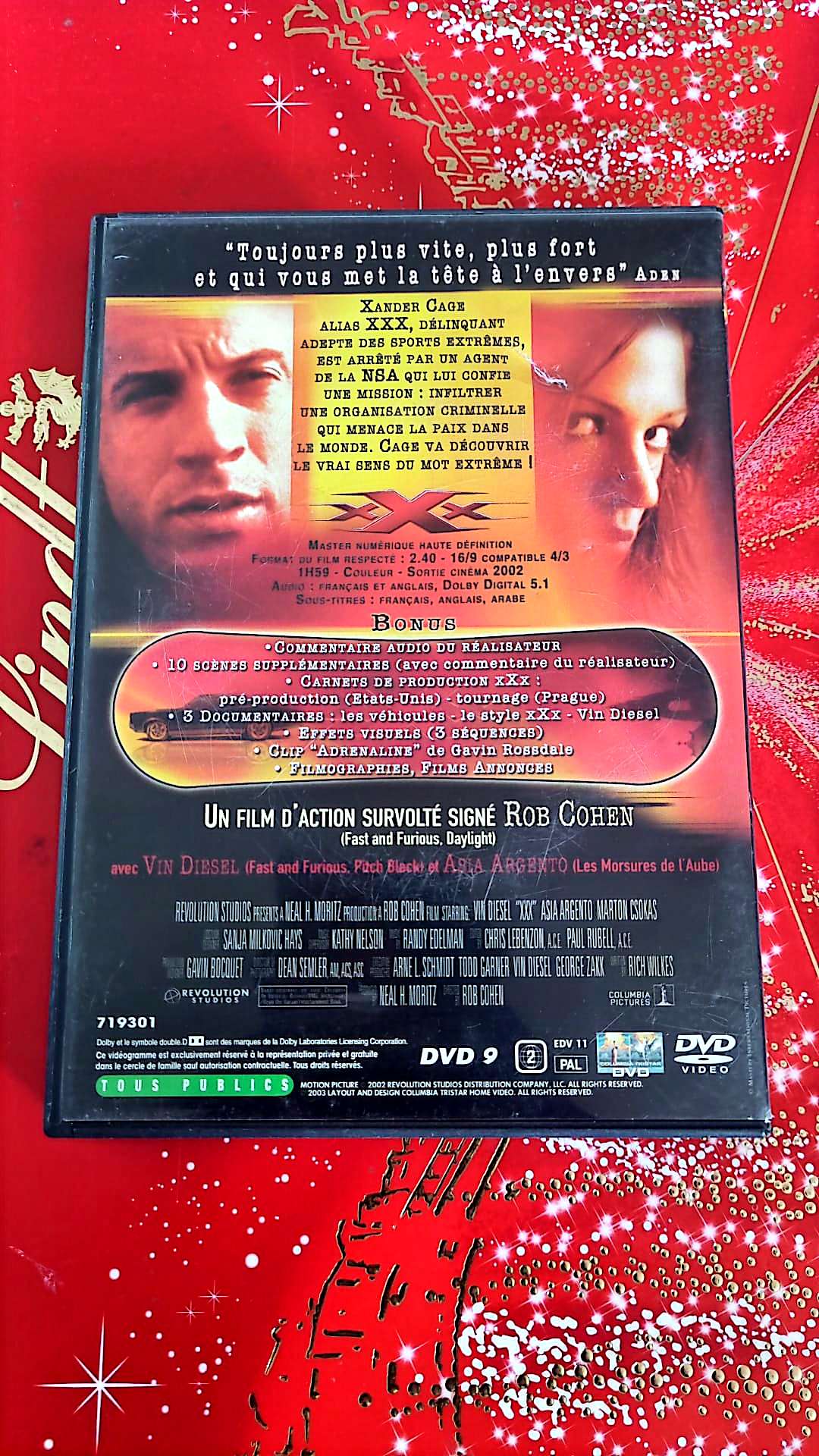 DVD Vin Diesel Xxx